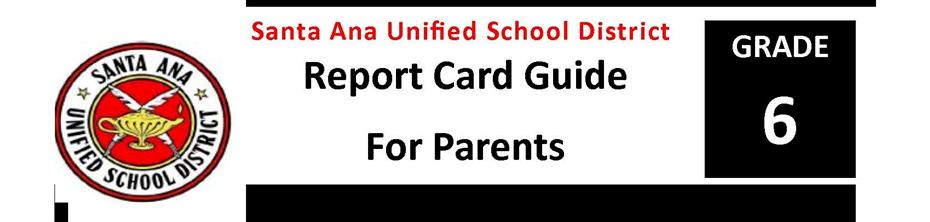 Report Card Guide Grade 6 